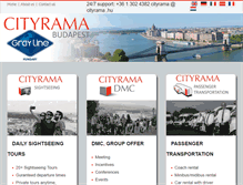 Tablet Screenshot of cityrama.hu